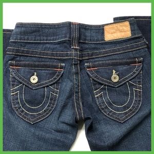 👖Women’s True Religion Flare Dark Wash Jeans 24